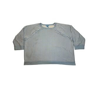 Draper James Blue Plaid Pullover Size 3XL